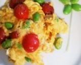 枝豆とトマトのフリッタータ　お弁当　簡単作り方14写真