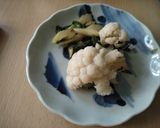カリフラワーの赤梅酢塩漬け作り方5写真