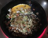 鶏そぼろ納豆丼作り方3写真