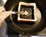 卵とベーコンのホットトースト★作り方1写真
