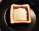 卵とベーコンのホットトースト★作り方2写真