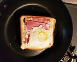 卵とベーコンのホットトースト★作り方4写真