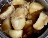 煮崩れしたジャガイモ醤油煮作り方6写真