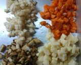 こぶおろしで根菜オムレツ作り方1写真