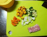 離乳食後期カボチャとブロッコリーのパスタ作り方2写真