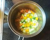 離乳食後期カボチャとブロッコリーのパスタ作り方3写真