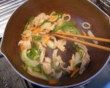 めんつゆで☆お手軽焼うどん作り方3写真