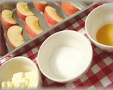 焼きりんごのバニラアイス添え作り方1写真