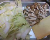 白菜としめじのさっと煮作り方1写真
