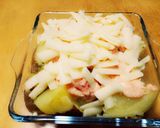 簡単じゃが明太マヨチーズ焼き♥作り方3写真