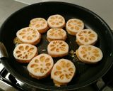 甘辛たれのれんこんのはさみ焼き♡作り方4写真