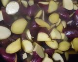 お年寄り絶賛シリーズ❗薩摩芋、豆煮‼️作り方1写真