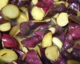 お年寄り絶賛シリーズ❗薩摩芋、豆煮‼️作り方3写真