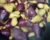 お年寄り絶賛シリーズ❗薩摩芋、豆煮‼️作り方7写真