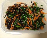 ひじきとにんじんとほうれん草のお浸し作り方6写真