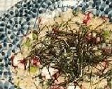 タコと野沢菜のチャーハン～青じそ風味作り方5写真