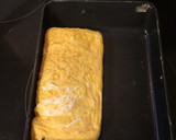 餃子の具で だし巻き卵作り方5写真
