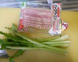 【簡単】ベーコンとかぶの葉の菜飯作り方1写真