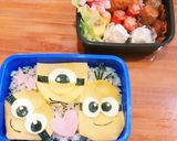 ☆キャラ弁 ミニオンズ 3人組作り方6写真