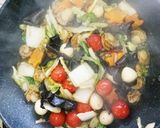 1日分の野菜★ベビーホタテの八宝菜作り方4写真