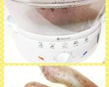 蜂蜜レモンケーキで♡さつまいもモンブラン作り方9写真