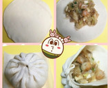もっちり♡ふわっふわ♡海鮮中華まん♪作り方8写真