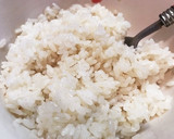 簡単！しらすと梅と枝豆と塩昆布の混ぜご飯作り方2写真