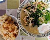 定番スガキヤ和風とんこつのアレンジとかやくご飯作り方5写真