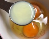 練乳入り簡単！甘口玉子焼き作り方1写真