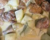 鶏肉とじゃがいもマスタードクリーム煮作り方5写真