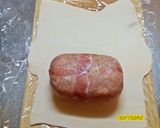 ノリ流シメジdeお安くビーフウェリントン作り方12写真