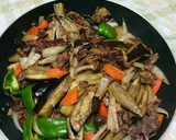 なすと牛肉♪焼肉のたれで中華炒め☆作り方8写真