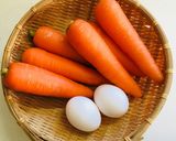 材料は人参と卵だけ！！人参しりしり作り方1写真