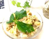 そぼろの卵とじ丼作り方3写真