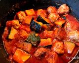 ミートボールとかぼちゃのトマト煮作り方6写真