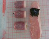 豚肉のワカメロール☆.｡.：*･゜作り方3写真