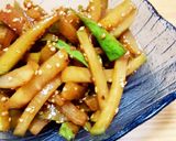 はやとうりのキンピラ♪お弁当にも！作り方3写真