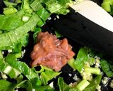 【フライパン１つで】塩辛と小松菜のパスタ作り方1写真