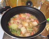 肉団子と白菜のコンソメスープ作り方4写真