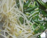 副菜に♡ニラもやしのポン酢ナムル♪作り方5写真