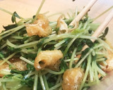 簡単！副菜◎豆苗と油揚げと梅風味のお浸し作り方4写真