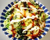キャベツと竹輪のヘルシーお好み焼き風作り方4写真
