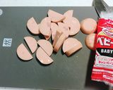 お弁当に＊ベビーハムと玉ねぎの＊照り焼き作り方1写真