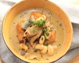 ハロウィンに♪大豆とかぼちゃの和風スープ作り方6写真