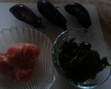 茄子とワカメのさっぱり炒め作り方1写真