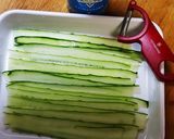 胡瓜のサラダ*豆のピクルスドレッシング作り方1写真