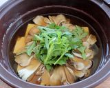 あったか旨い!簡単!豆腐のマイタケだし鍋作り方3写真