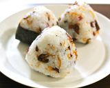 京風 生しば漬けとちりめん山椒のおにぎり作り方5写真