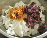 京風 生しば漬けとちりめん山椒のおにぎり作り方6写真