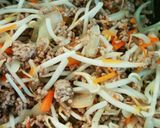 高校生男子！のっけてどんぶり弁当！①作り方4写真